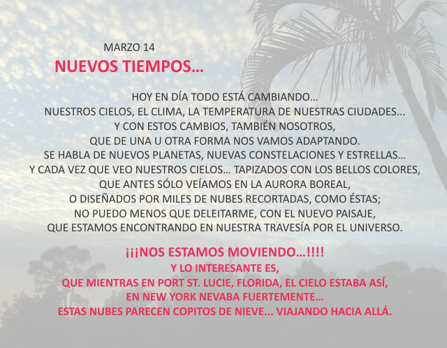 Nuevos tiempos...